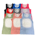 Bleached women's Scrunched Back Tank Top